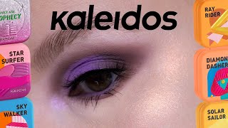 Kaleidos Makeup Highlighters  Cheek Swatches of All Shades [upl. by Ayotnahs386]