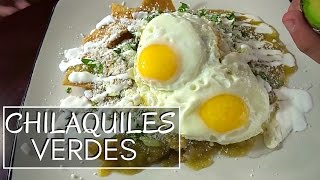 Chilaquiles Verdes con Huevo  La Capital [upl. by Kamal]