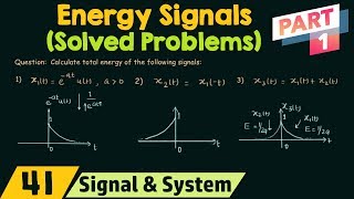 Energy of CT Signals Solved Problems  Part 1 [upl. by Weylin]