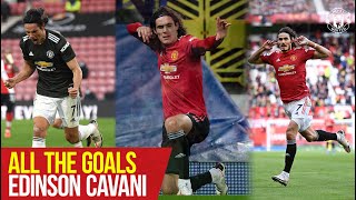 All The Goals  Edinson Cavani  Manchester United Season Review 202021 [upl. by Anad]