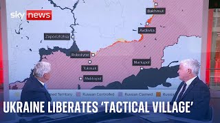 Ukraine war Zelenskyys forces liberate tactical village [upl. by Anahsal266]