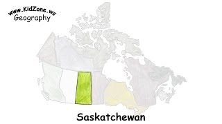 Kidzone Geography Saskatchewan [upl. by Anuska]