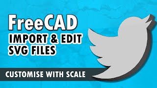 FreeCAD  Import and Edit SVG files [upl. by Isadora]