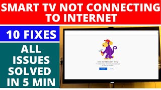 How To Fix Smart TV Not Connecting to the Internet  All Issues Solved in Just 3 Steps [upl. by Glantz]