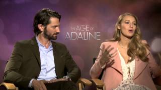 The Age of Adaline Blake Lively amp Michiel Huisman Exclusive Interview  ScreenSlam [upl. by Otrebogad]