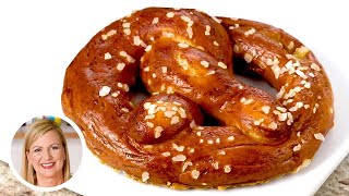 Professional Baker Teaches You How To Make PRETZELS [upl. by Ynehteb]