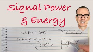 Signal Power and Energy [upl. by Thurmann]