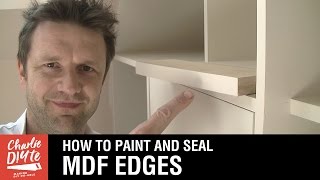 How to Seal and Paint MDF Edges  Video 2 [upl. by Mcbride]