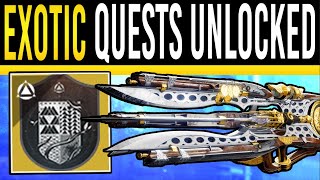 Destiny 2 ALL FINAL SHAPE EXOTIC QUESTS  Everything You Need to Get Them NOW Post Campaign [upl. by Shanley]