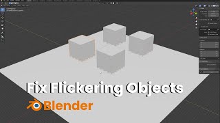 How to fix Flickering Objects  Blender [upl. by Bevus]