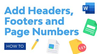 Adding Page Numbers in Word for Beginners [upl. by Aydiv]