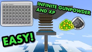 EASY 120 CREEPER FARM TUTORIAL in Minecraft Bedrock MCPEXboxPS4Nintendo SwitchWindows10 [upl. by Radu]