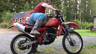 Motorcycle Kicks like a Mule  XR500R [upl. by Rooke]