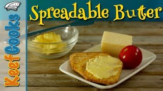 Homemade Spreadable Butter  Make Butter From Scratch [upl. by Wiskind]