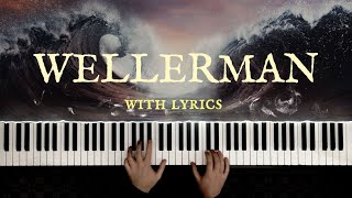 WELLERMAN Sea Shanty WITH LYRICS  Piano Cover by Paul Hankinson [upl. by Nethsa]