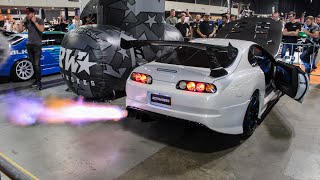 950HP FLAME THROWER Toyota Supra w Extreme BANGS [upl. by Paddy635]