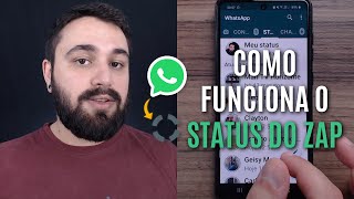 COMO FUNCIONA O STATUS DO WHATSAPP [upl. by Nob]