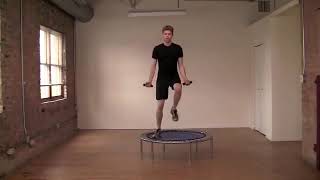 Rebounding Total Body Workout amp Mini Trampoline Exercises [upl. by Einnob618]