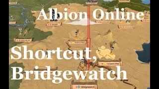 Albion Online  Caerleon to Bridgewatch fast almost safely [upl. by Cynth]