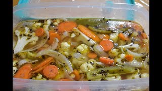 Escabeche  Verduras en Escabeche [upl. by Kesley]