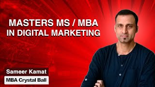 Masters MS MBA in Digital Marketing Best Courses Salary Jobs Careers Syllabus [upl. by Aynotal246]