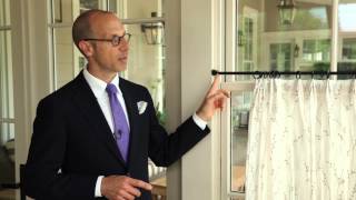 How To Hang Cafe Curtains  Southern Living [upl. by Ayr526]