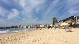 Copacabana Beach  Best Beach in Rio de Janeiro Brazil 🇧🇷 [upl. by Rickart]