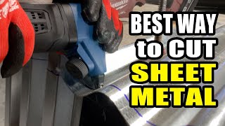 Cutting Sheet Metal or Roofing  4 Different Tools You Should Use [upl. by Saibot]