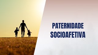 Paternidade socioafetiva [upl. by Bomke132]