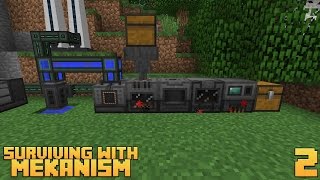 Surviving With Mekanism v9  Ep2  3x Ore Processing Setup [upl. by Sussi633]