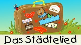 💡 Das Städtelied  Kinderlieder zum Lernen [upl. by Rasia]