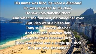 Copacabana  Barry Manilow  Lyrics [upl. by Mandell494]