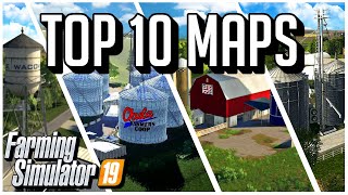 TOP 10 NORTH AMERICAN MAPS FOR PC  FARMING SIMULATOR 19 [upl. by Curcio984]