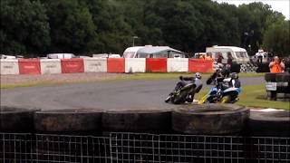 Darley Moor  Richard Cooper Wins CB500 Race  July 16th 2017 [upl. by Ahcrop883]