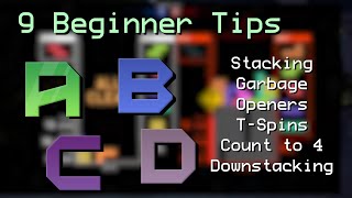 9 Beginner Tips for TETRIO [upl. by Nylimaj]