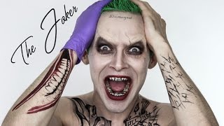 The JOKER Suicide Squad Halloween MakeUp  Jared Leto  Shonagh Scott [upl. by Yadahs]