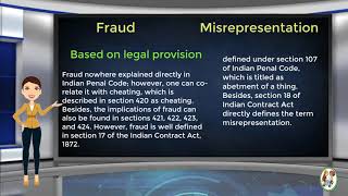 What is Difference Between Fraud amp Misrepresentation [upl. by Reggy]