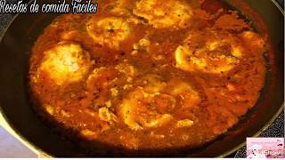 Huevos ahogados Deliciosa receta [upl. by Pallas]