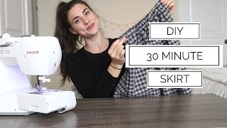 Elastic Waist Skirt Tutorial  Lindsay Brooke [upl. by Heyra]