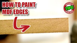 How to Paint MDF Edges  Explained in 2 minutes [upl. by Guillema]