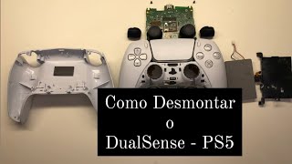 Como desmontar Controle do PS5  DualSense [upl. by Hafeenah]