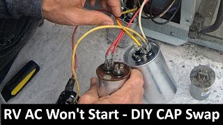 RV Air Conditioner or Fan Won’t Start DIY Easy Fix [upl. by Rhines]