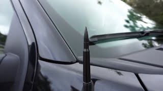 How To Install a 50 Cal Bullet Antenna on a Ford F150 SUPER EASY [upl. by Ettolrahc]