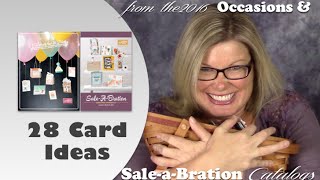 28 New Stampin Up Card Ideas in 10 Minutes  New Giveaway Announcement [upl. by Nolte]