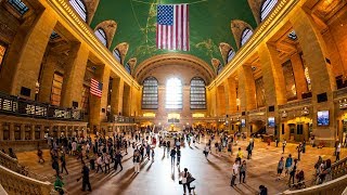 Walking Tour of Grand Central Terminal — New York City 【4K】🇺🇸 [upl. by Yereffej]