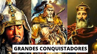 9 GRANDES CONQUISTADORES de la HISTORIA [upl. by Eskill]