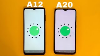 Samsung Galaxy A12 vs Samsung Galaxy A20 [upl. by Uzia]