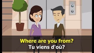 apprendre langlais conversation  leçon 1 [upl. by Shuma]