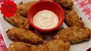 Air Fried Jalapeno Poppers Recipes  Cooks Essentials Air Fryer [upl. by Arundell]