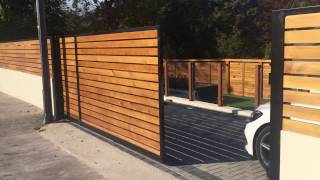 Electric Sliding Gates in operation [upl. by Enrobso]